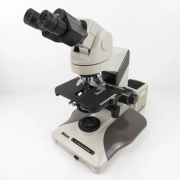NIKON OPTIPHOT-2 ERGO HEAD MICROSCOPE W/ 4X/10X/20X/40X OBJECTIVES - 100W MODEL