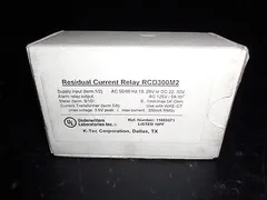 K-TEC CORP RCD300M2 Residual Current Relay Ref. Number 11003071 AMAT 1200-01550