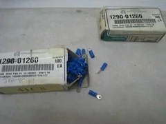 100 new AMAT 1290-01260 term ring TNG #4 14-16AWG VINYL IN