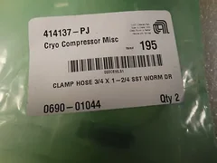 APPLIED MATERIAL 0690-01044 CLAMP HOSE 3/4 X 1-2/4 SST WORM DR