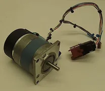 AMAT 0010-00071 2.25" Stepping Motor Assy Atmosphere HEDS-63 Encoder