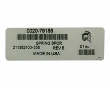 AMAT APPLIED MATERIALS SPRING SPACER RING 0020-79188 REV B NEW 211362100-358