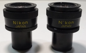 Pair of Nikon CFW10X Microscope Eyepieces