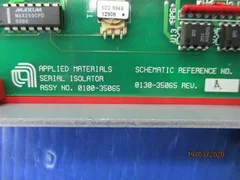 AMAT 0100-35065 ;Serial Isolator PCB Card