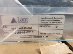 Lam RESEARCH 853-234933-001  REV B ASM FE-HD EIOC 1 BLW CHMBR VXT