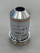 Nikon Microscope Objective lens L Plan 2.5X / 0.075WD 8.8 Good condition From JP