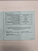 AMAT LIFT PIN, 140 DIA TRIANGULAR (0200-36373)