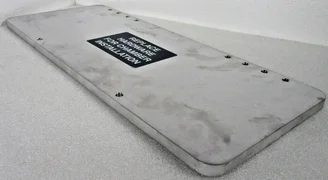 AMAT APPLIED MATERIALS 0040-89892 REV 001 STAINLESS STEEL PLATE