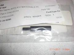Screw (AMAT) 3790-01218 STDF M/F 1/4 HEX X 1 GAL 8-32 X 3/8