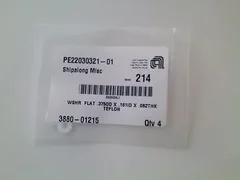 AMAT 3880-01215 WSHR FLAT .375OD X .161ID X .062THK, LOT 4, NEW