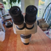 Nikon SMZ-1B Stereo Zoom Microscope Head 0.8x - 3.5x Japan with eyepieces nice