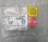Applied Materials 3870-03004 VALVE CHECK MOLDED 1/4ORF 1/4FLARE AMAT (C)