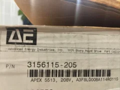 ADVANCED ENERGY Apex 5513 RF GENERATOR PN 3156115-205, 208V, new with COC.