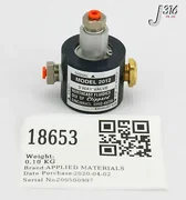 18653 APPLIED MATERIALS ASSY, LOCKOUT VALVE, ONE-TOUCH W/ELBOW 0010-93075