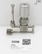 33598 APPLIED MATERIALS WELDMENT, MANF, SINGLE VLV, 2 LINE 0050-10255