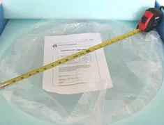 APPLIED MATERIALS QUARTZ VACUUM BELLJAR BELL JAR 21" 
