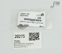 20275 APPLIED MATERIALS WSHR FLT .406ID X 1.00OD X 3880-01385
