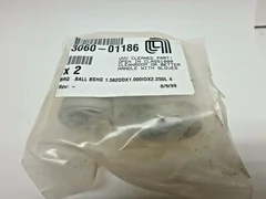 2 AMAT 3060-01186  Linear Ball Bushing Bearing for 1" Shaft, 1.562 OD, 2.250 L 