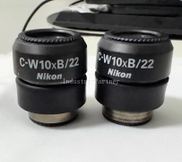 (1 Pair) Nikon C-W10xB/22 Stereo Microscope Eyepieces.
