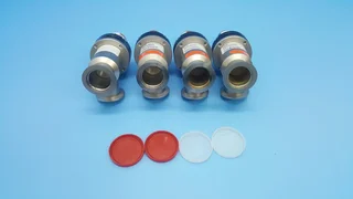 APPLIED MATERIAL VALVE ISOLATION 90DEG ELBOW NW-40 0190-00879 ( lot of 4 )