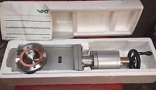 VAT F-10-49631-02 Manual UHV Gate Valve Series 10