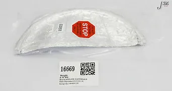16669 APPLIED MATERIALS WEIGHT 8 CLAMP RING 9.697BC M4 SCREWS (NEW) 0020-29359
