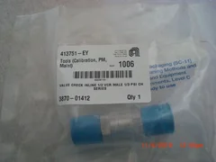 Applied Materials 3870-01412 valve check 1/2 vcr male 1/3 psi CH Series