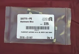 Applied Materials 0910-01107 FUSE FAST ACTING 1/4A GL BODY 250V