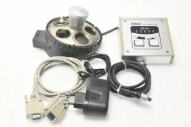Nikon LV-NU5AC Turret + LV-NCNT-N Nosepiece Controller w/Cables, Working