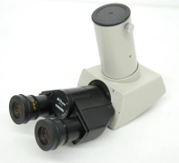 Nikon F Trinocular Microscope Head W/ CFW10x Eyepieces -  Labo/Opti/Alpha