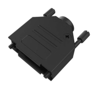 1pc Amphenol Comm 8655AMAT1A11K001LF D Sub Backshell, Da, 180ï¿½ï¿½, Metal Body