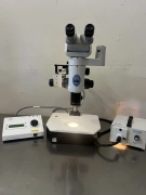Nikon Stereo Microscope SMZ1500 Phototube, Stand, ASI MFC-2000 Z-Axis Control