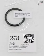 35721 APPLIED MATERIALS O-RING ID 1.850 CSD .210 KALREZ AS-568A- 0225-15043