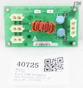 40725 LAM RESEARCH PCB BOARD, 300MM, HEATER FILTER 810-802969-002