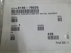 AMAT 0140-78025 HARNESS, SRD/INPUT/MN ROT MOTOR, ENCODER, NEW