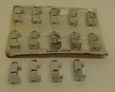AMAT 0690-01114 CLAMP FLG DBL-CLAW NW63,80,100 AL M8-HEX ( Lot of 14 Clamps)