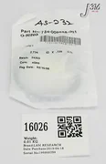 16026 LAM RESEARCH O-RING, 2.734 ID X 0.139 CS" (NEW) 734-009868-001