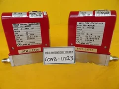 STEC SEC-4500M-O-UC Mass Flow Controller AMAT 3030-02330 Lot of 2 As-Is