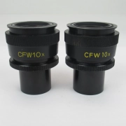 NIKON CFW10X 23MM FOCUSABLE MICROSCOPE EYEPIECE PAIR 10X
