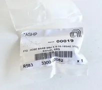 AMAT APPLIED 3300-02082 FTG HOSE BARB 3/8H X 9-16-18SAE 37DEG
