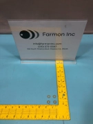 Lot of 4 AMAT 3880-01233 Washer Filler #8 Nylon Natural .093 THK, 195357
