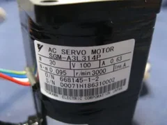 DNS YASAKAWA MOTOR, AC SERVO 7-39-53642 SGM-A3L314P