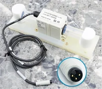 Applied Materials AMAT 0190-60982 Teflon Flow Sensor/Meter, 3-20L/min, 1/2" Port