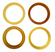 AMAT Applied Materials 0020-04277 Tapered Insulating Flange Lot of 4 Working