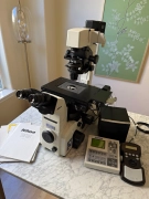 Nikon ECLIPSE TE2000-E Inverted DIC MOTORIZED Microscope and Prior XY Stage 