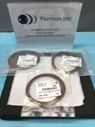 LOT OF 3 AMAT 3700-02756 O-RING ID 16.955 CSD 0.139, 75DURO BROWN, UHP, 126769