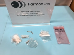 Lot of 12 AMAT 0020-06968 Stud View Port Plate, Load Chamber, 185488