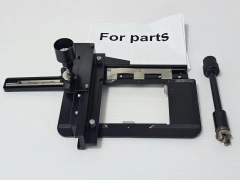 Nikon T1-SAM Microscope XY Stage Assembly Condenser & Drive Rod Made in Japan
