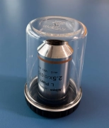 Nikon Microscope Objective Lens CFI L PLAN EPI 2.5x/0.075 WD=8.8mm USED