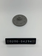 APPLIED MATERIALS 0200-04294 BAFFLE, ALN, 2.47ODX1.14L, 8X.100CLN, 8X
